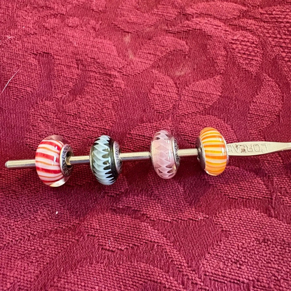 Pandora Vibrant MURANO Bead Charm Bundle - Picture 3 of 6